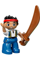 Duplo Figure Lego Ville, Never Land Pirates, Jake - 47394pb162