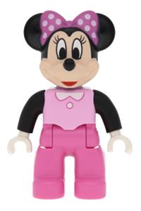 Duplo Figure Lego Ville, Minnie Mouse, Bright Pink Top 47394pb195