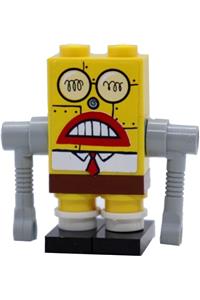 Robot SpongeBob with sticker bob009s