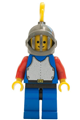 Breastplate - Blue with Red Arms, Blue Legs with Black Hips, Dark Gray Grille Helmet, Yellow Plume - cas180
