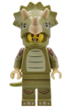 Triceratops Costume Fan, Series 25 (Minifigure Only without Stand and Accessories) - col431