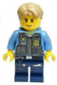 Police - LEGO City Undercover Chase McCain, Dark Blue Legs - cty0356