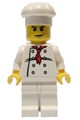 Chef - White Torso with 8 Buttons, White Legs, Angry Eyebrows - cty0532