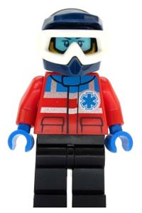 Ski Patrol Member - Female, Dark Blue Helmet cty1079