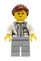 Fire - Female, White Open Jacket over Shirt, Light Bluish Gray Legs, Reddish Brown Hair - cty1252