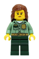 Park Ranger - Female, Sand Green Shirt, Dark Green Legs, Reddish Brown Hair - cty1528