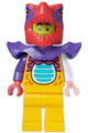 Comic Shop Guy - Male, Bright Light Orange Dragon Suit and Legs, Red Dragon Head, Dark Purple Shoulder Armor - cty1644