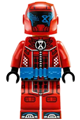 Cooper - Red Racing Suit, Blue Utility Belt, Helmet, Robot Arms - drm034