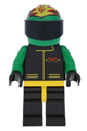 Extreme Team - Green, Black Legs with Yellow Hips, Green Flame Helmet - ext018
