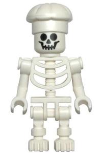 Skeleton with Standard Skull, Bent Arms Vertical Grip, Cook&#39;s Hat gen134