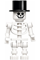 Skeleton with Standard Skull, Black Top Hat - gen147