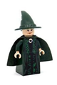 Professor Minerva McGonagall, Dark Green Robe and Cape - hp093