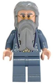 Albus Dumbledore, Sand Blue Outfit with Silver Embroidery - hp099
