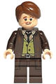 Professor Remus Lupin, dark brown jacket, olive green vest - hp381