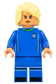 Soccer Player, Female, Blue Uniform, Nougat Skin, Bright Light Yellow Hair - idea134