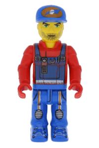 Crewman (Junior-Figure) with blue overalls, red shirt js022