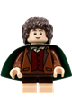 Frodo Baggins - Dark Green Cape, Light Nougat Feet - lor112