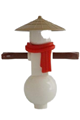 Snowman - Red Scarf, Conical Hat - njo730