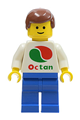 Octan - White Logo, Blue Legs, Reddish Brown Male Hair - oct047
