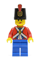 Imperial Soldier II with shako hat printed, blue legs, female - pi136