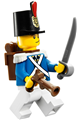Bluecoat Soldier 2 with Lopsided Smile - pi153