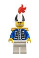 Imperial Soldier IV - Governor, Male, Black and White Bicorne, Red Plume, Gold Epaulettes - pi191