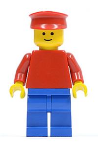 Plain Red Torso with Red Arms, Blue Legs, Red Hat pln069