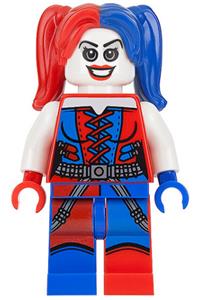 Harley Quinn - blue and red hands and pigtails sh260