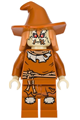 Scarecrow, dark orange floppy hat - sh275