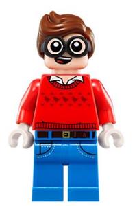 Dick Grayson, red sweater with dark red robins sh464