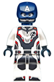 Captain America with white jumpsuit and helmet - sh560