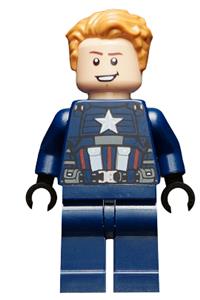 Captain America with dark blue suit and black hands sh625