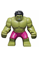 Big Figure Hulk with Black Hair and magenta pants - sh643