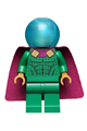 Mysterio, light buish gray head, satin trans-light blue helmet - sh681
