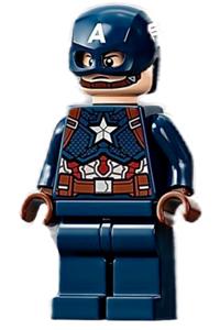 Captain America - detailed suit, open mouth, reddish brown hands sh729