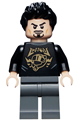 Tony Stark - black top with gold pattern - sh747