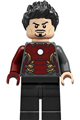 Tony Stark - dark bluish gray iron man suit with dark red right arm - sh850