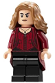 The Scarlet Witch (Wanda Maximoff) - Plain Black Legs, Medium Nougat Hair, Dark Red Cloth Skirt - sh897