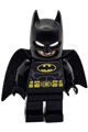 Batman - Black Suit, Yellow Belt, Cowl with White Eyes, Lopsided Grin \/ Open Mouth Smile with Teeth - sh902
