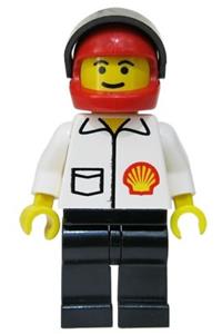 Shell - Jacket, Black Legs, Red Helmet, Black Visor shell006