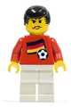 Soccer Player - Belgian Player 3, Belgian Flag Torso Sticker on Front, Black Number Sticker on Back - soc030s02