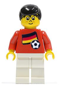 Soccer Player - Belgian Player 5, Belgian Flag Torso Sticker on Front, Black Number Sticker on Back soc040s02