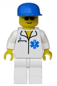 Doctor - EMT Star of Life, White Legs, Blue Cap soc057