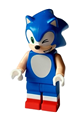 Sonic the Hedgehog - light nougat face and arms, winking, open mouth smile to left - son001
