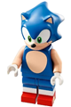 Sonic the Hedgehog - Light Nougat Face and Arms, Grin to Left - son004