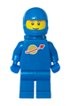 Classic Space (Classic Blue Spaceman) - blue with airtanks and motorcycle (standard) helmet, brown eyebrows, thin grin (reissue) - sp004new2