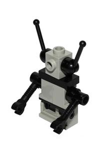 Classic Space Droid - Hinge Base, Light Gray with Black Arms and Antennae sp073