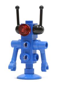 Classic Space Droid - Dish Base, Blue with Trans-Red Eyes and Black Antennae sp074