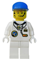 Space Port - Astronaut C1, White Legs, Blue Cap - spp001