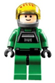 Rebel Pilot A-wing - light nougat head, trans-yellow visor, green flight suit - sw0031b